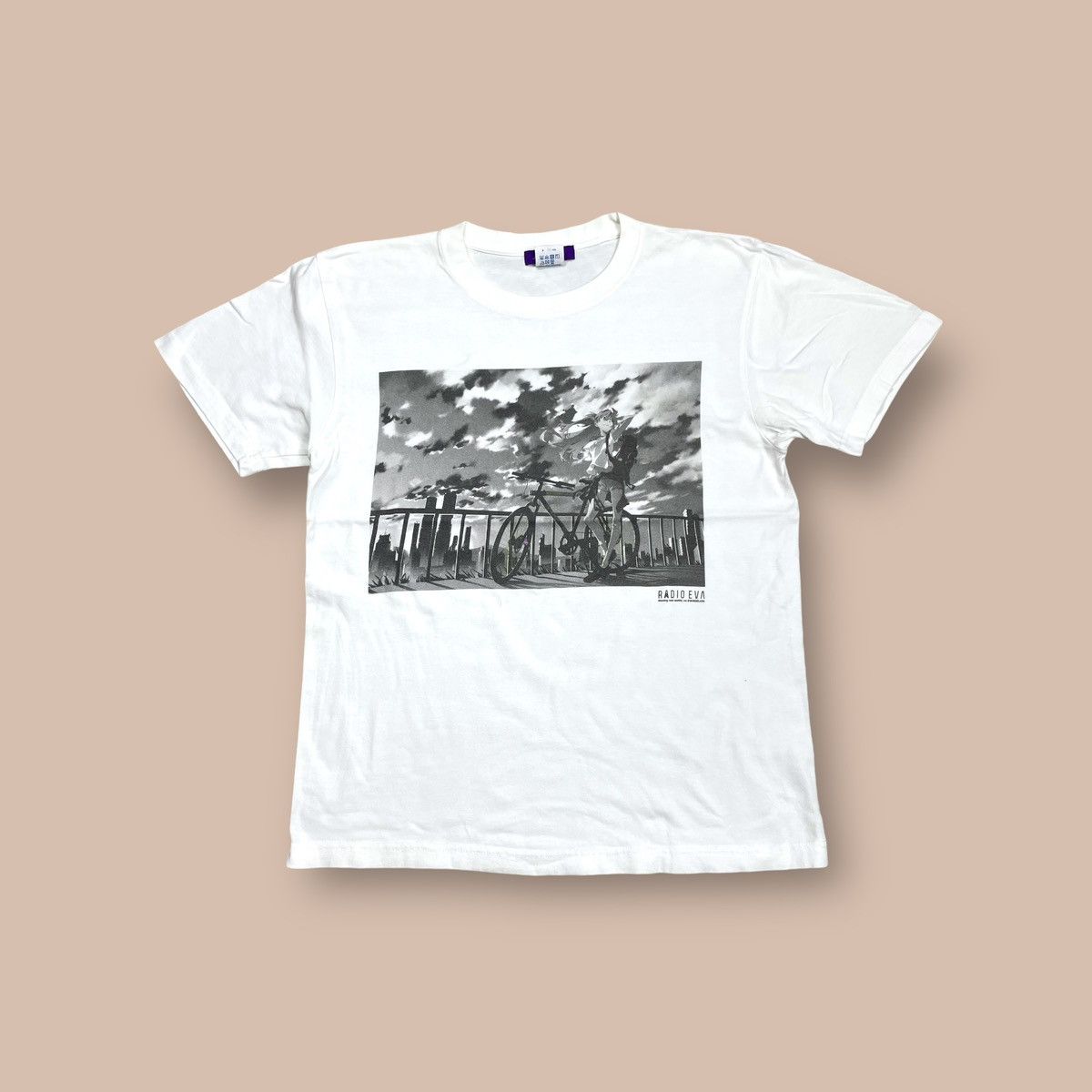Anime Evangelion Radio EVA "The bicycle ASUKA" Tee Size US M / EU 48-50 / 2 - 1 Thumbnail