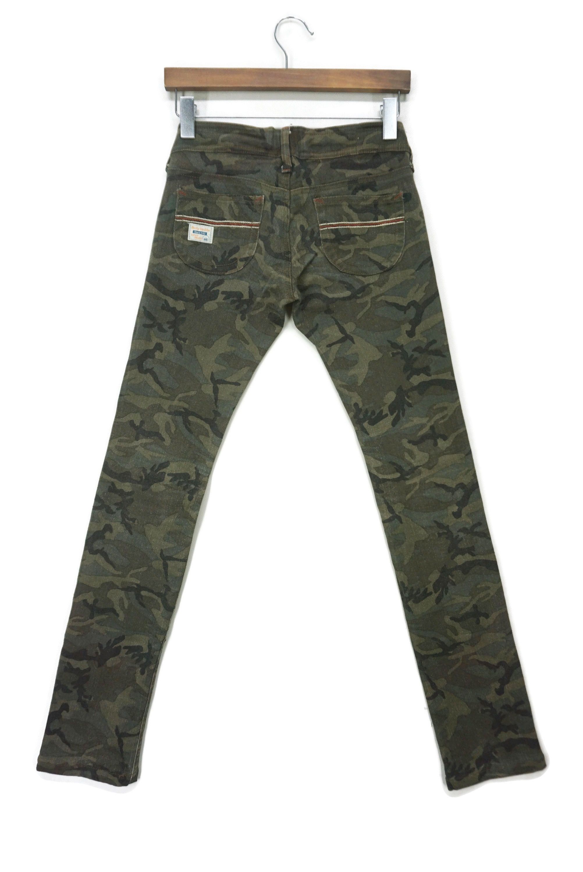 image of Rodeo x Workers Betty Smith Camo Slim Skinny Pants Size S Made In Japan in Green, Women's