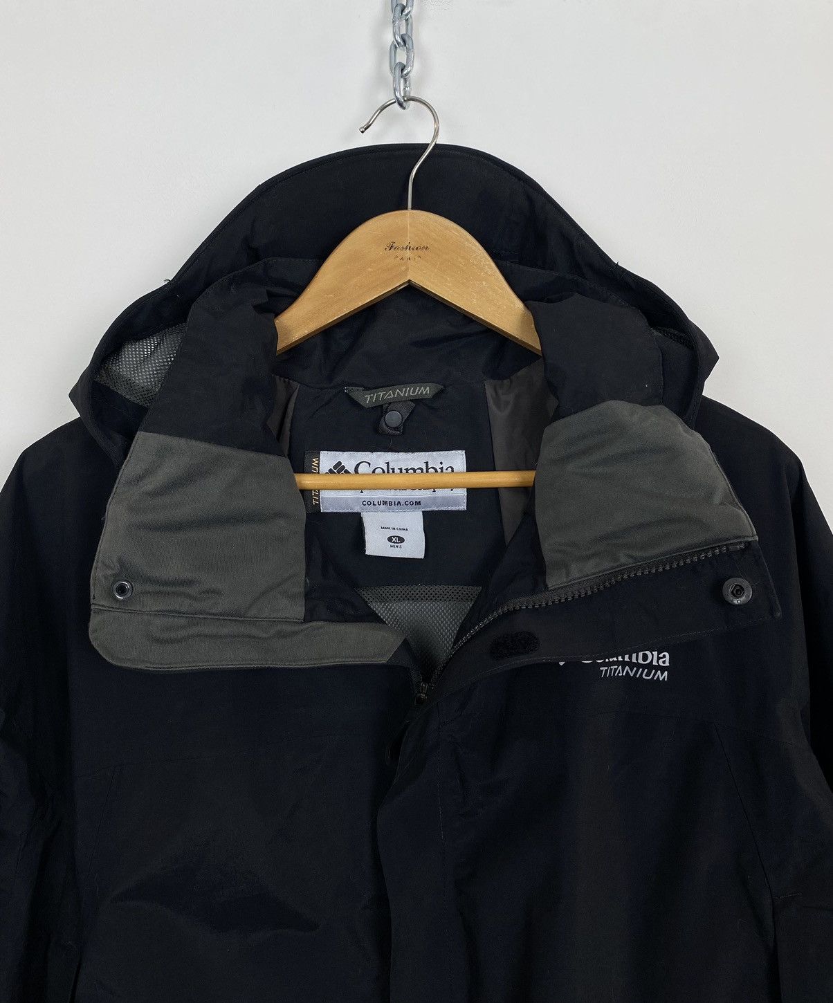 Columbia Columbia Omni-Tech Long Sleeve Coat Jacket Size XL Black Top Size US XL / EU 56 / 4 - 6 Thumbnail