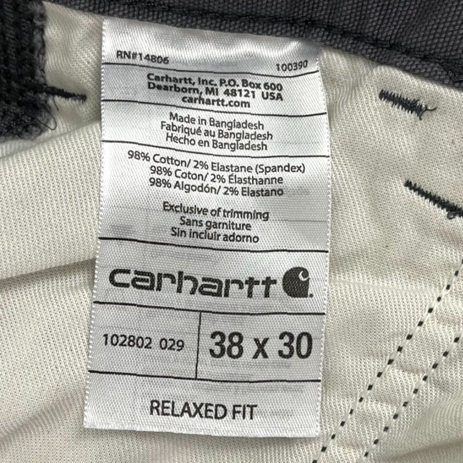 Carhartt Carhartt Rigby Double Front Pants Men's 38x30 Stretch Workwear Casual Gray Size US 38 / EU 54 - 5 Thumbnail