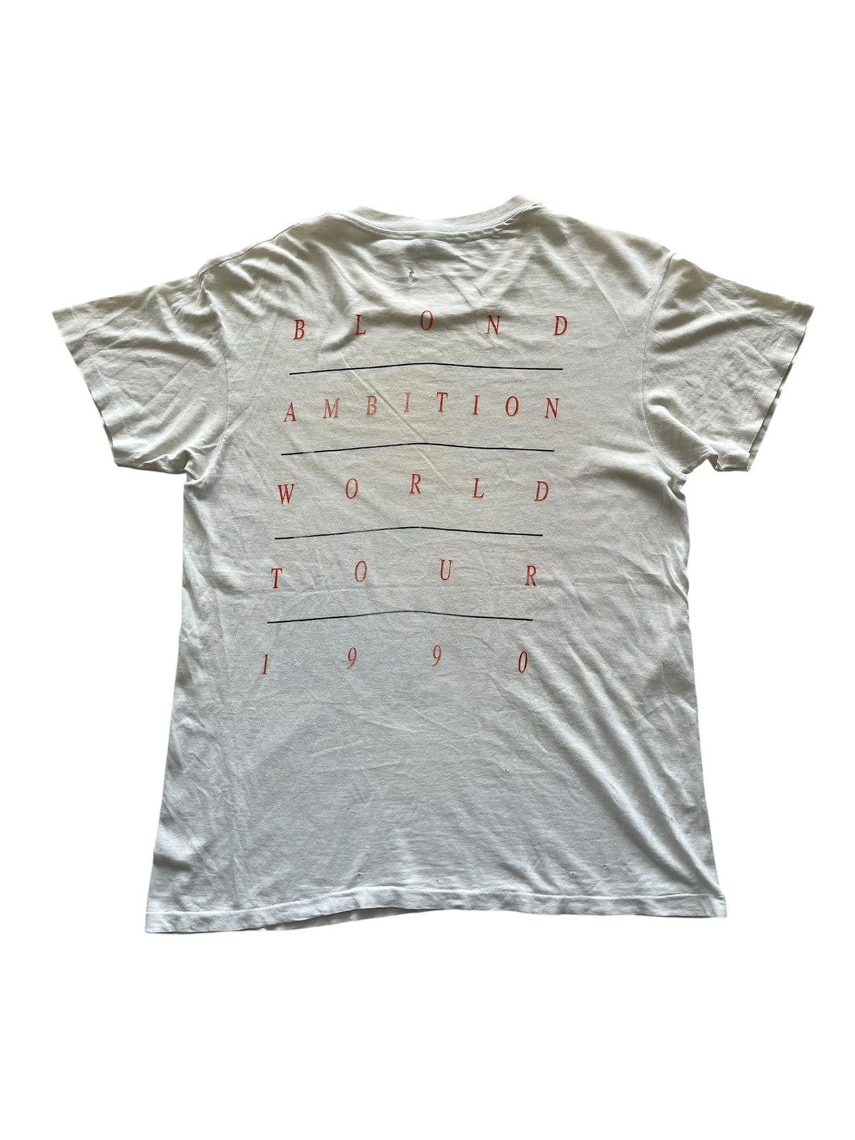 Vintage Vintage Distressed Madonna Blood Ambition Tour Tee Size US L / EU 52-54 / 3 - 2 Thumbnail