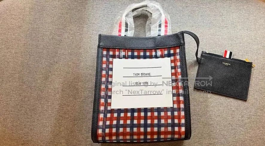 Thom Browne Thom Browne Checkered Tote Bag. Size ONE SIZE - 5 Thumbnail