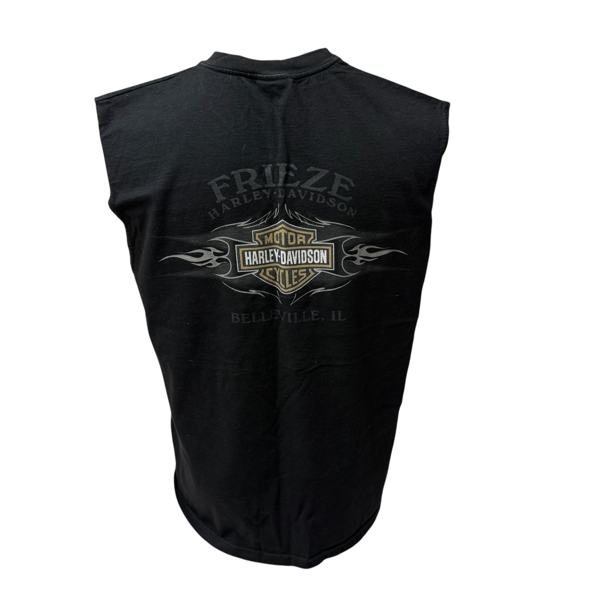 Harley Davidson Frieze H-D HOLD EM Gambler CASINO POKER Motorcycle Biker Tee Size US L / EU 52-54 / 3 - 4 Thumbnail