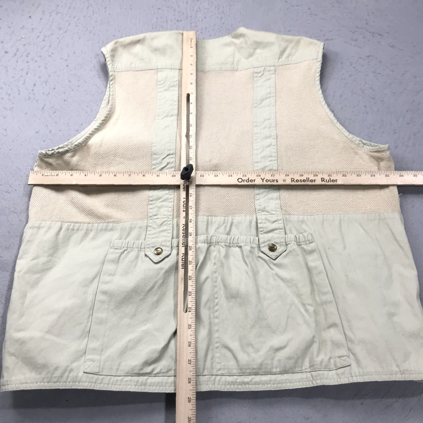 Orvis VINTAGE Orvis Vest Mens Large Safari Photographer Cargo Fisherman Utility Zip Vest Size US L / EU 52-54 / 3 - 7 Thumbnail
