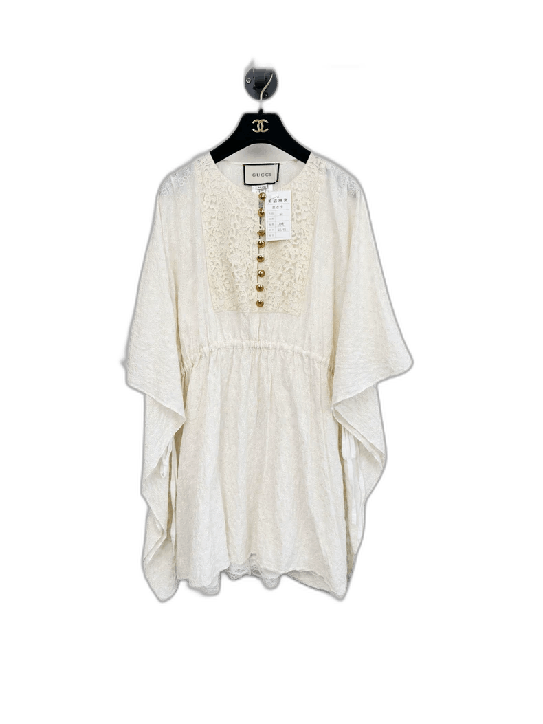 Gucci Gucci Dress with Lace Detail and Buttons-2506 Size M / US 6-8 / IT 42-44 - 1 Thumbnail