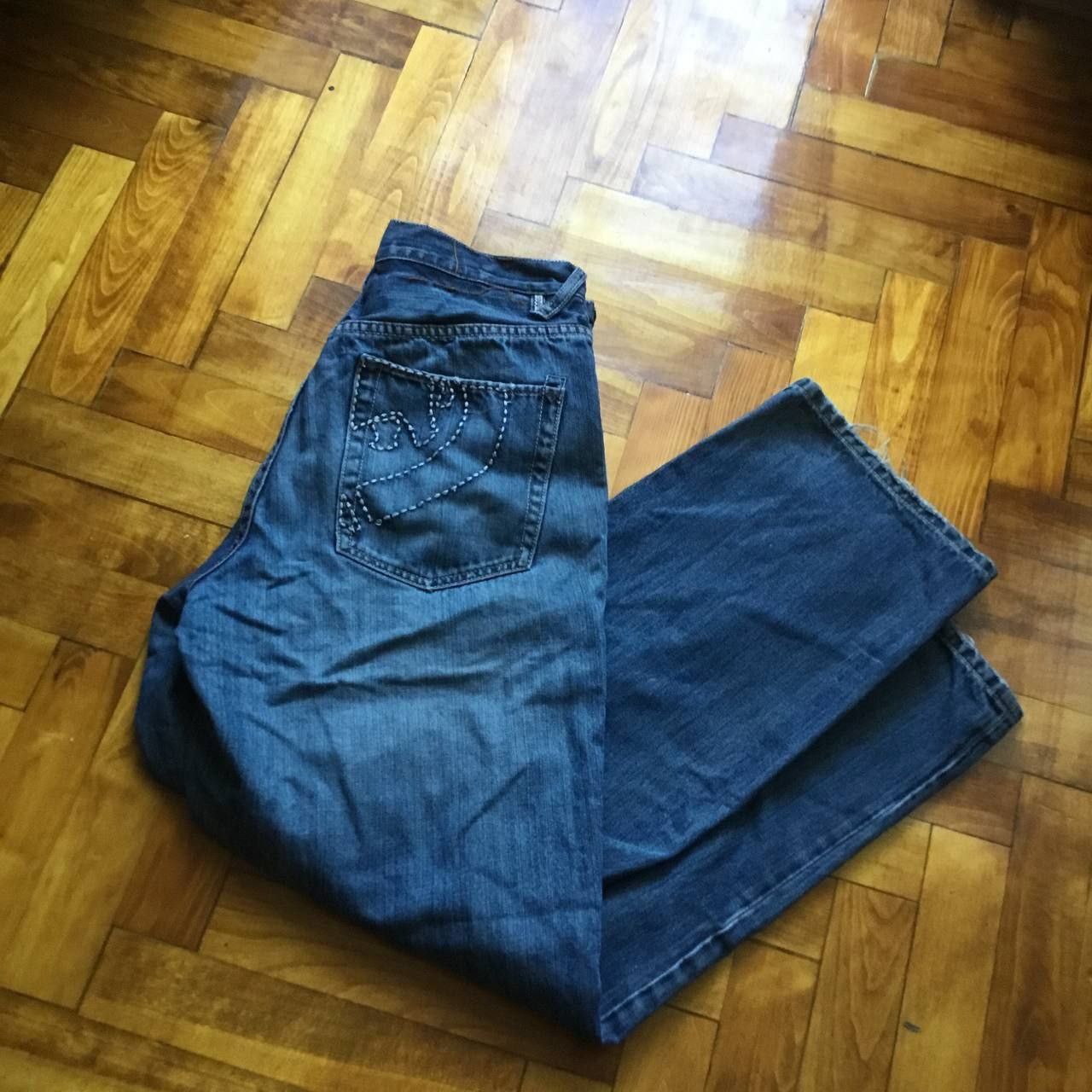 Ecko Unltd. × JNCO × Vintage Crazy Vintage Y2K Baggy Jeans Ecko JNCO Style Size US 34 / EU 50 - 7 Thumbnail