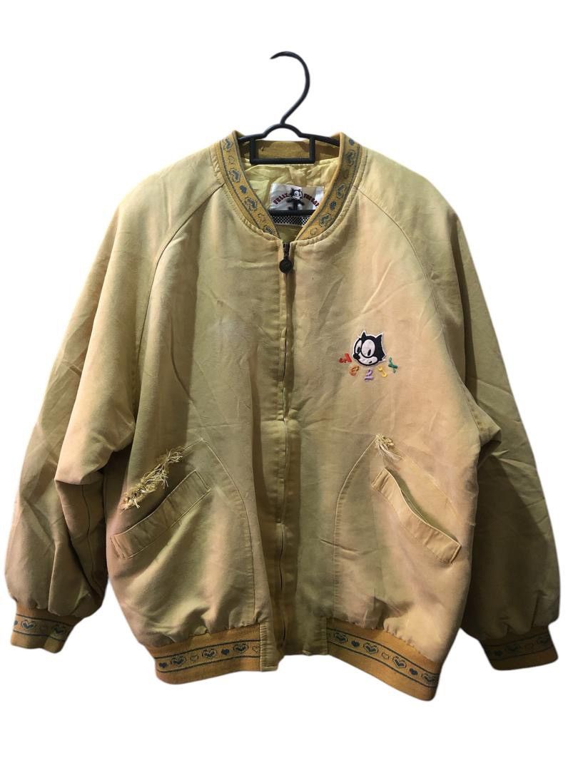 Anime × Cartoon Network × Vintage Vintage Felix the Cat Bomber Jacket. Size US L / EU 52-54 / 3 - 2 Thumbnail