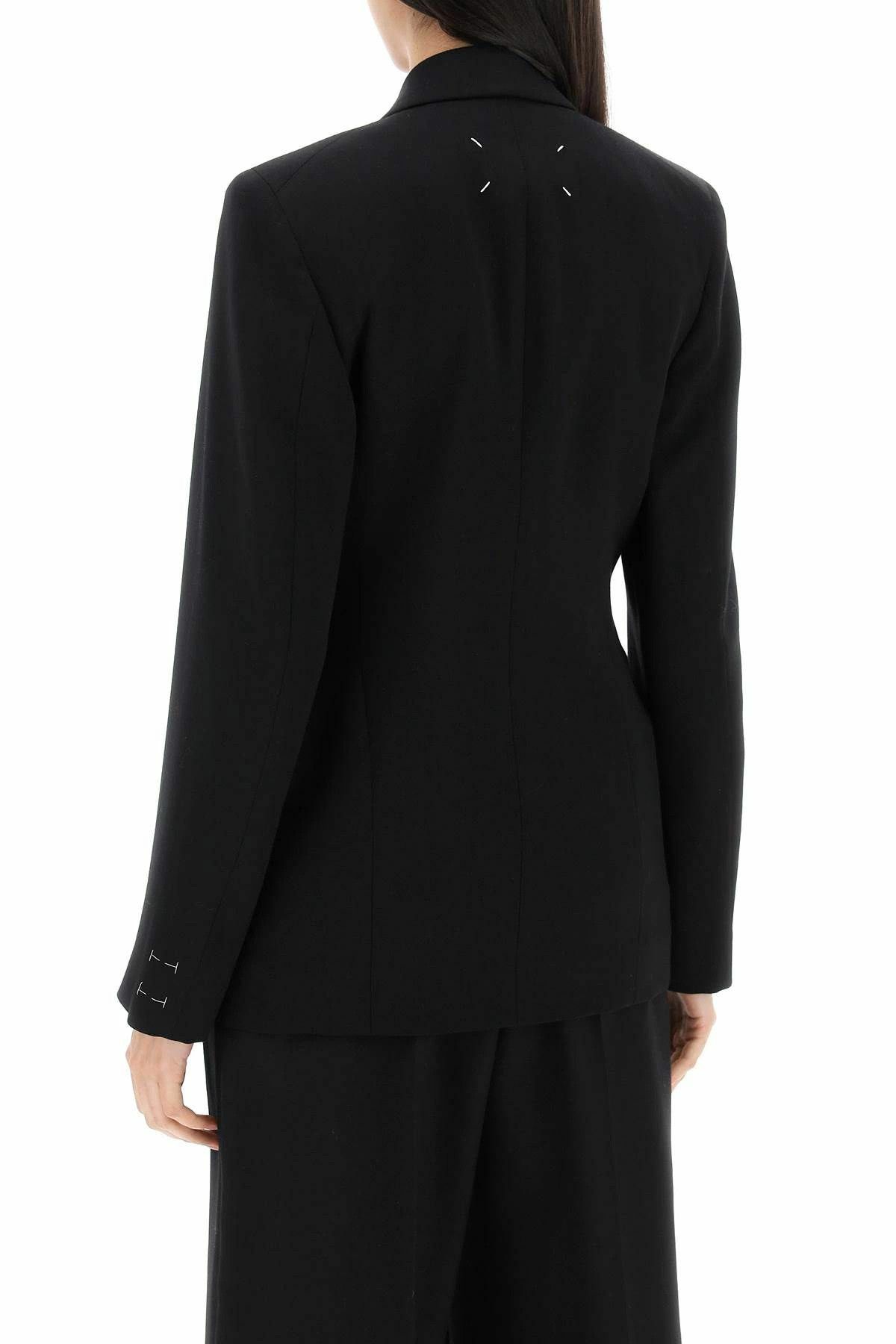 Maison Margiela o1y0625 Blazer in Black Size L / US 10 / IT 46 - 3 Thumbnail