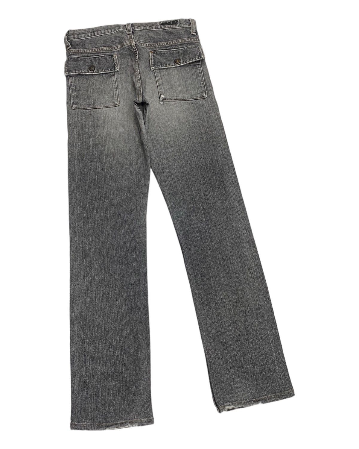 If Six Was Nine 🔥GL HEART DENIM BUSH PANTS DISTRESSED DENIM Size US 28 / EU 44 - 7 Thumbnail