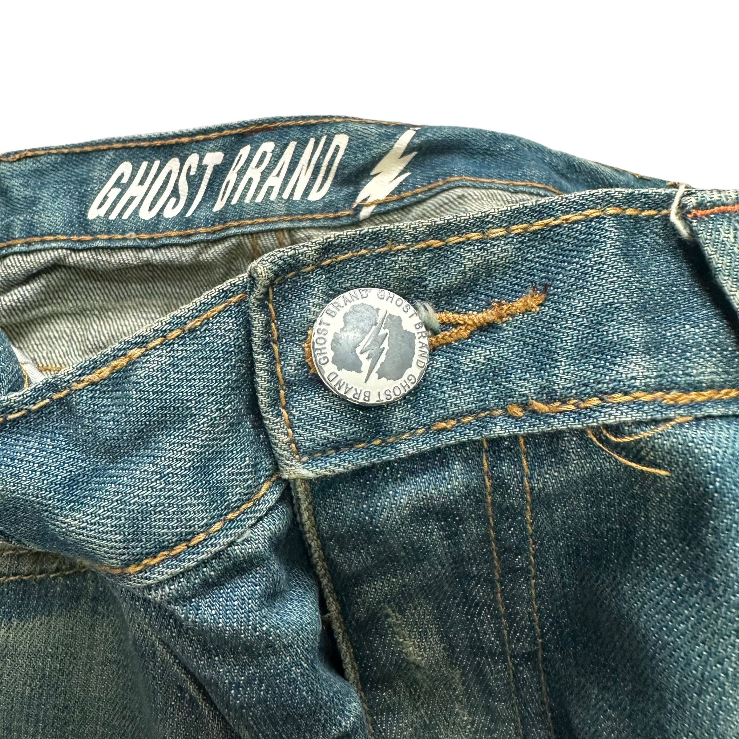 Japanese Brand GHOST BRAND TECHNICAL JEANS RUSTY DENIM PANT #7799-176 Size US 34 / EU 50 - 10 Thumbnail