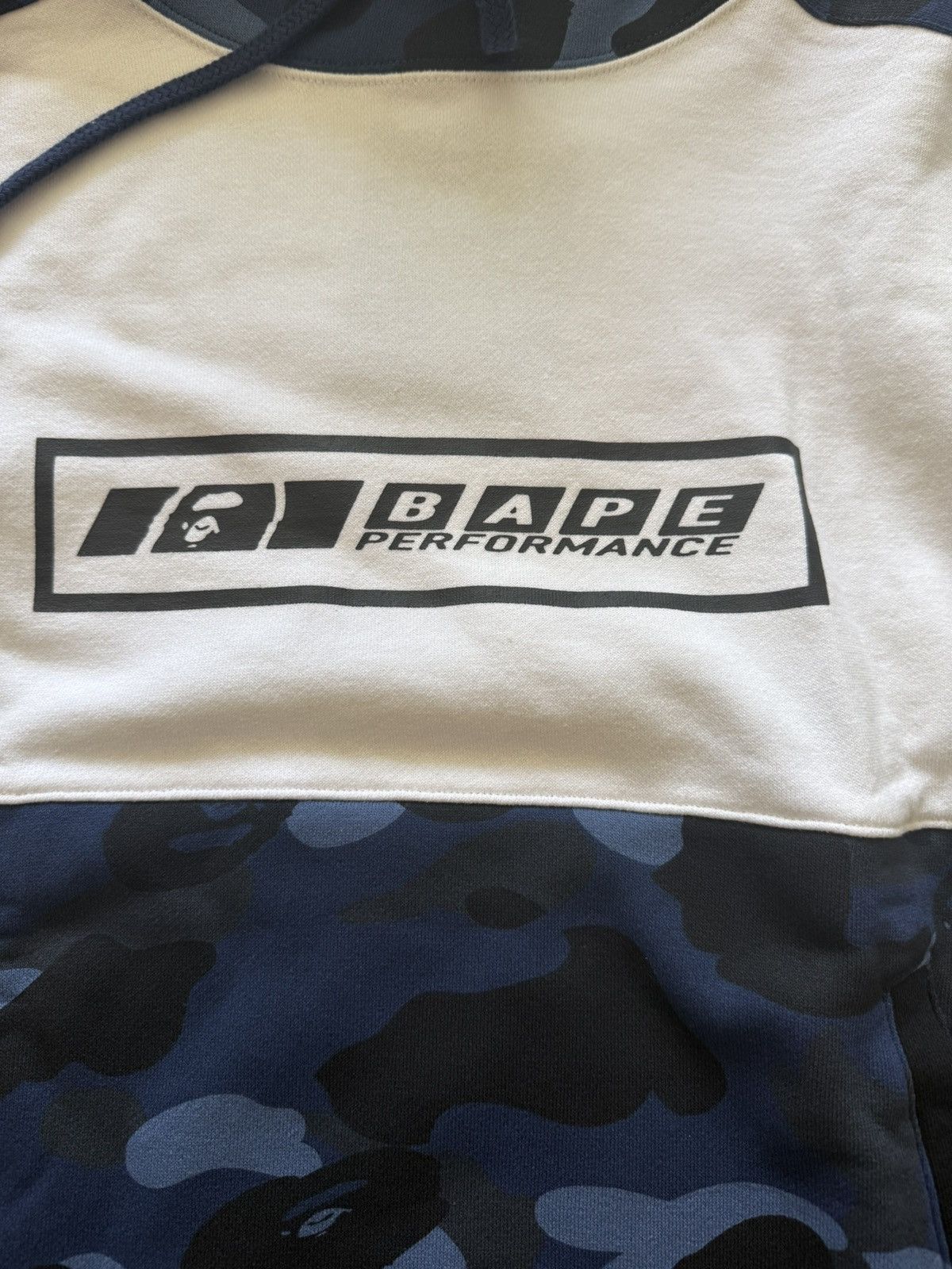 Bape BAPE Performance Blue Camo Hoodie Made in Japan Size M Size US M / EU 48-50 / 2 - 3 Thumbnail