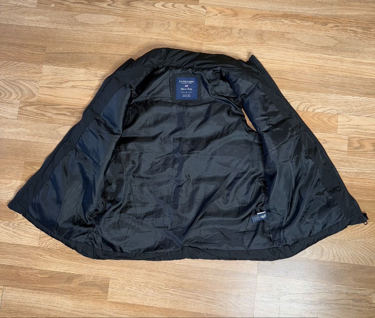 U.S. Polo Assn. Us polo assn Black Puffer Vest Pink Pony Size Large Size US L / EU 52-54 / 3 - 3 Thumbnail