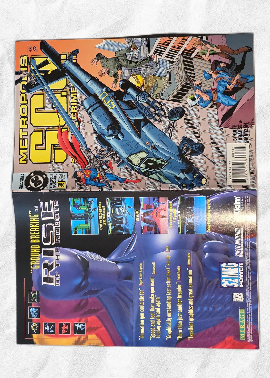 DC Comics Metropolis S.C.U Comic #3 January 1995 DC Limited Series (C) Size ONE SIZE - 3 Thumbnail
