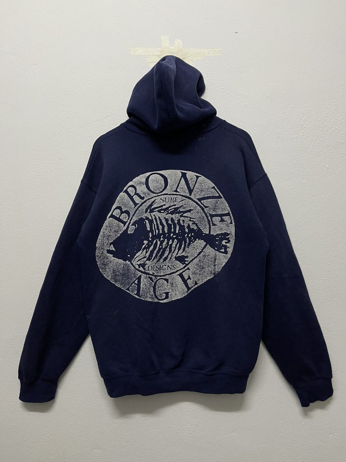 Vintage VINTAGE 90s BRONZE AGE SKATE SURF PULLOVER HOODIE Size US M / EU 48-50 / 2 - 1 Thumbnail