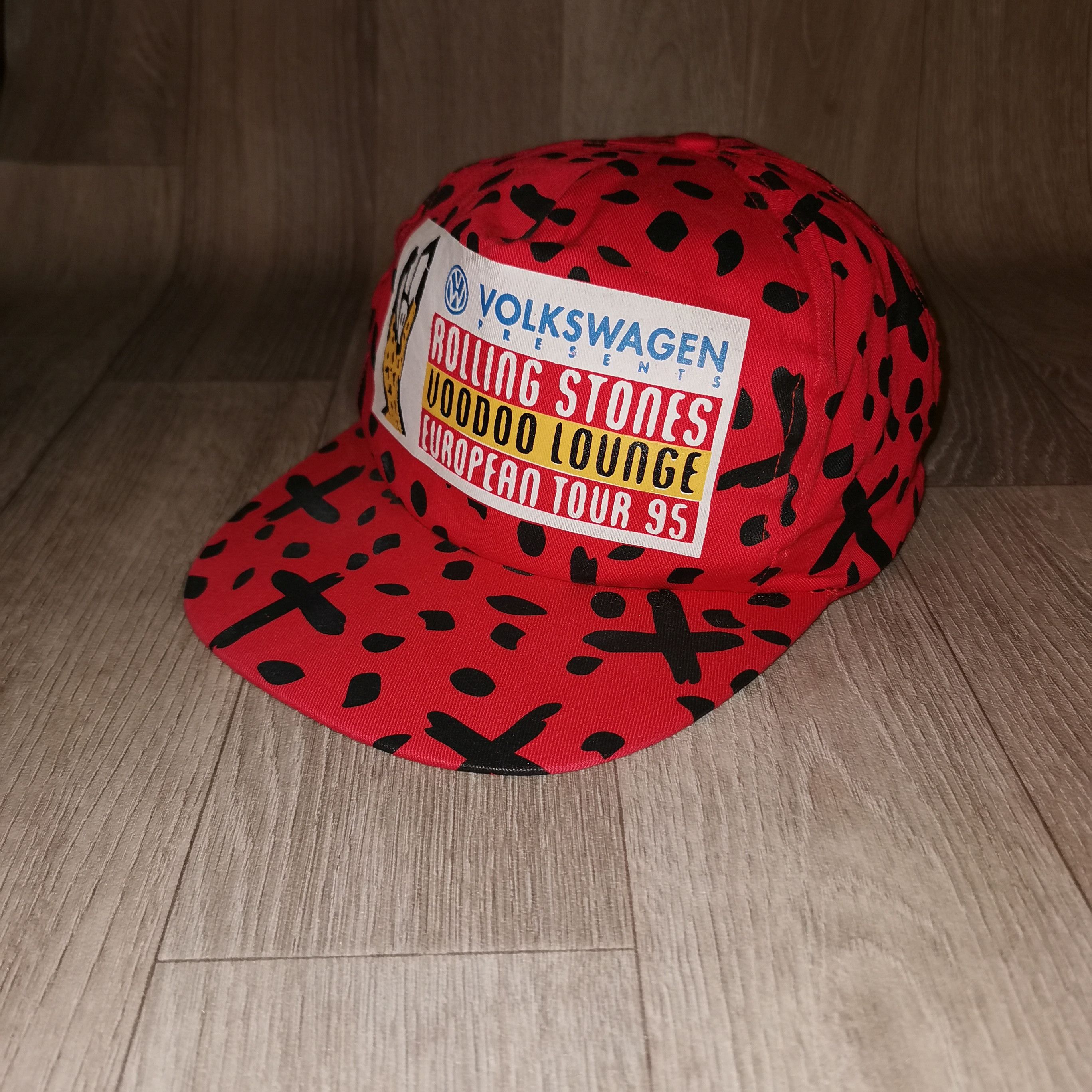 The Rolling Stones Vintage Rolling Stones 1995 Tour Cap voodoo lounge Size ONE SIZE - 3 Thumbnail