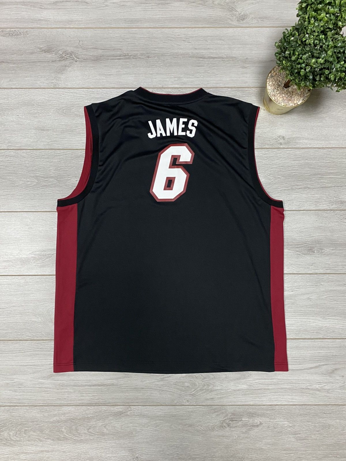 Adidas Miami Heats James 6 2013 Sleeveless jersey shirt Adidas NBA Size US XXL / EU 58 / 5 - 2 Thumbnail
