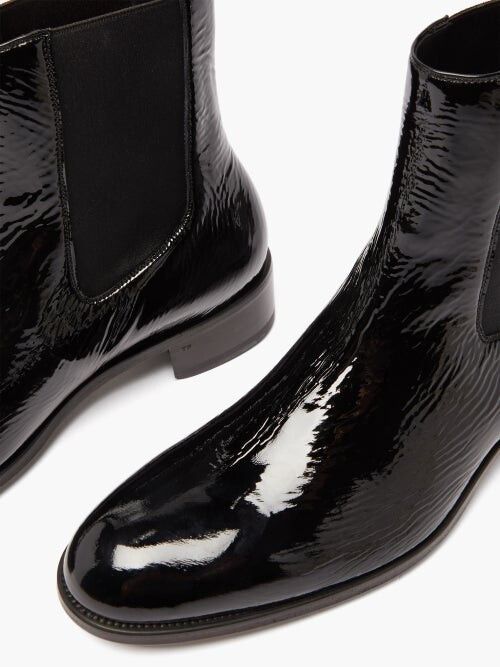 Tom Ford o1loc1c1024 J1331T Sheep Leather Boot in Black Size US 11 / EU 44 - 2 Thumbnail