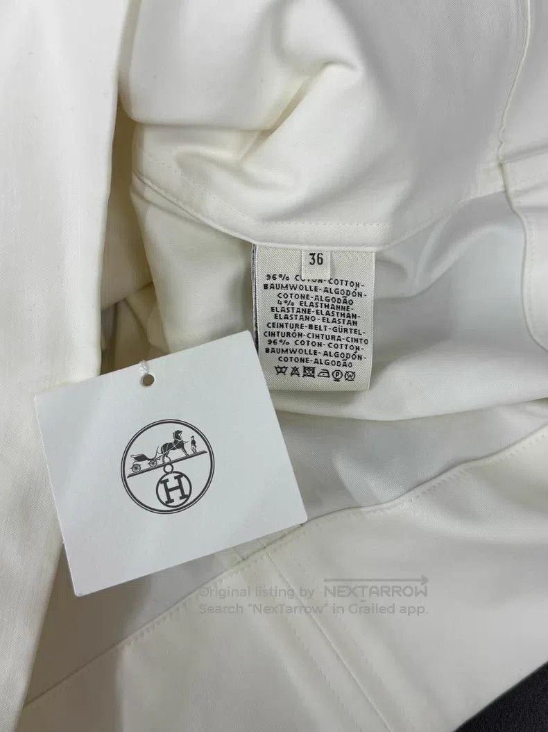Hermes Hermes White vest dress Size XS / US 0-2 / IT 36-38 - 5 Thumbnail