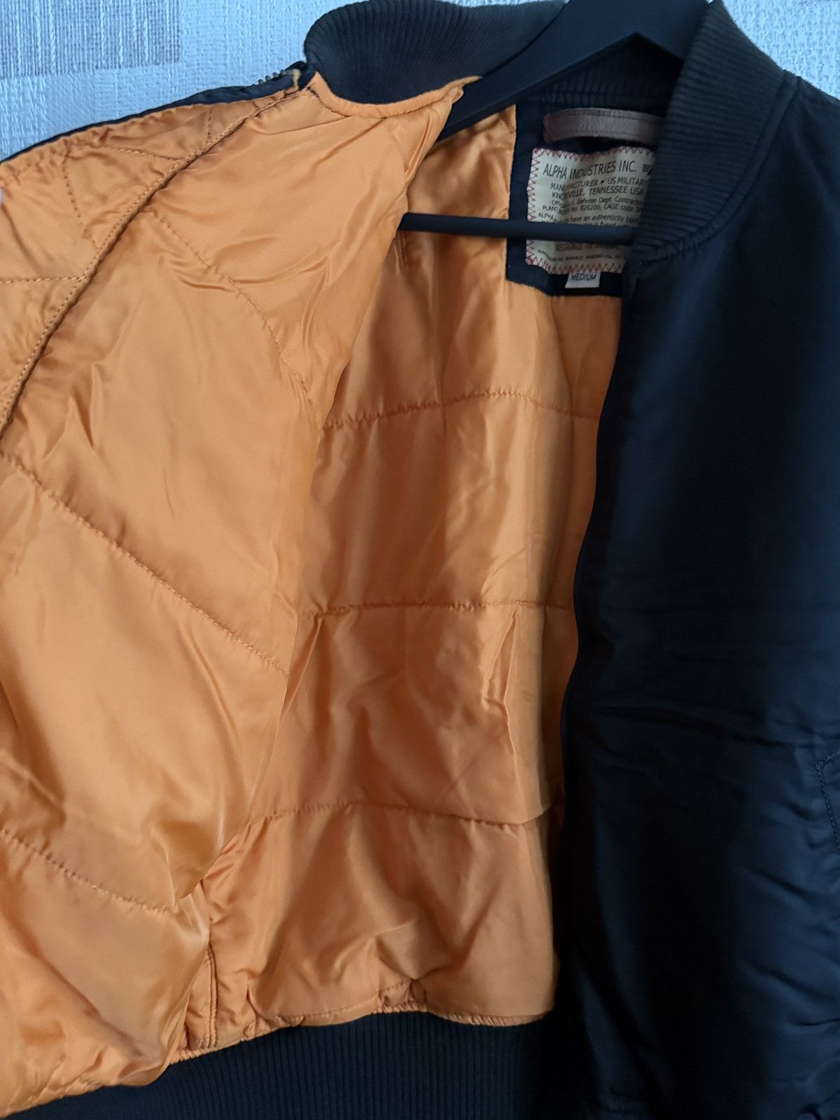 Alpha Industries × Vintage Alpha Industries MA-1 Bomber Jacket Size US M / EU 48-50 / 2 - 2 Thumbnail