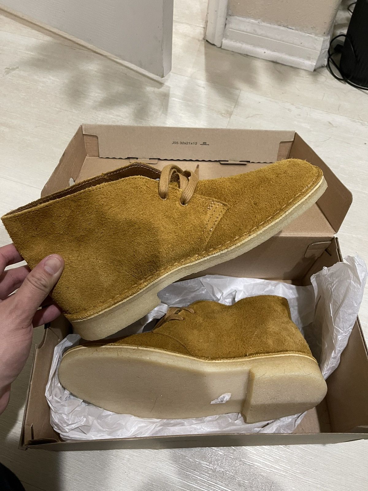 Clarks Clarks desert boot brown orange, size 8 Size US 8 / EU 41 - 1 Thumbnail