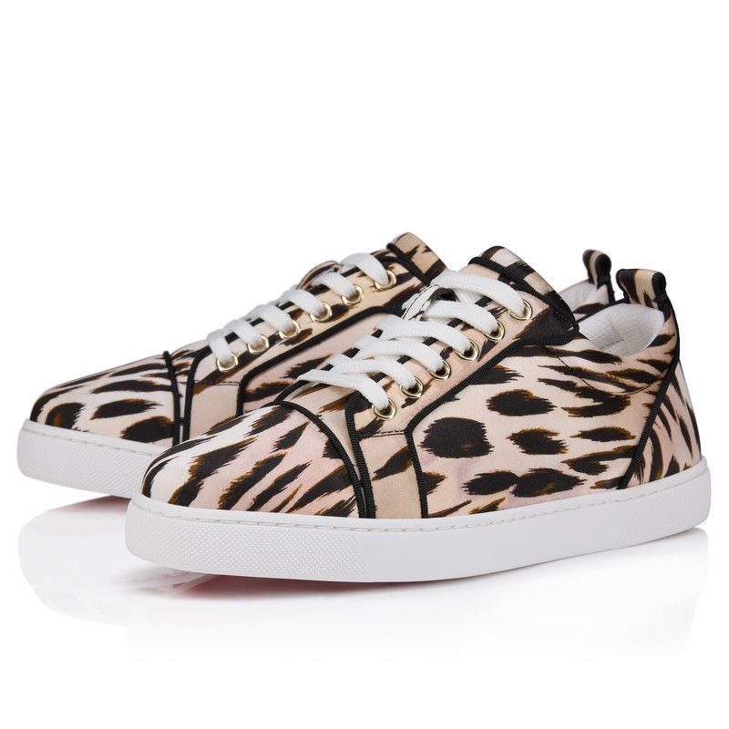 Christian Louboutin os11x0526 Louise Crepe Satin Sneakers in Multicolor Size US 9 / IT 39 - 2 Thumbnail