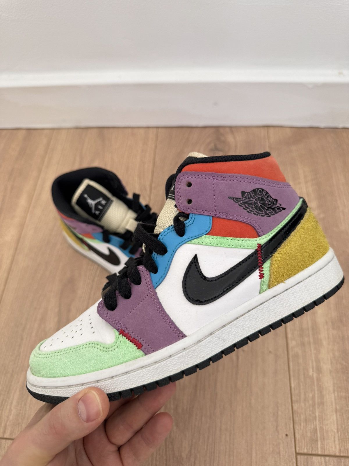 Jordan Brand Nike Air Jordan Retro 1 Multicoloured Uk4 Size US 6.5 / IT 36.5 - 2 Thumbnail