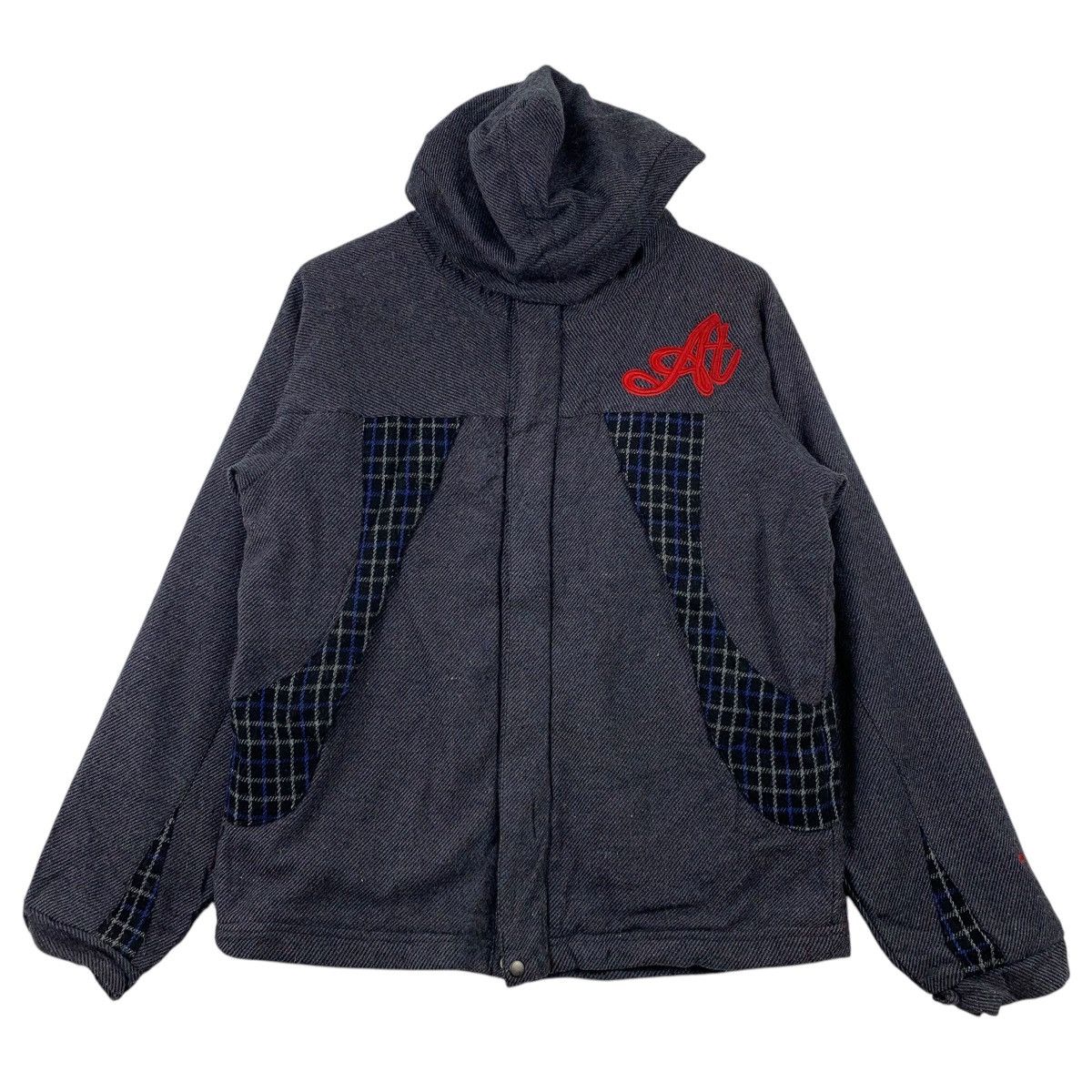 Japanese Brand × atmos ATMOS Japanese Brand Streetwear Wool Hoodie Jacket Sweater Size US M / EU 48-50 / 2 - 1 Thumbnail