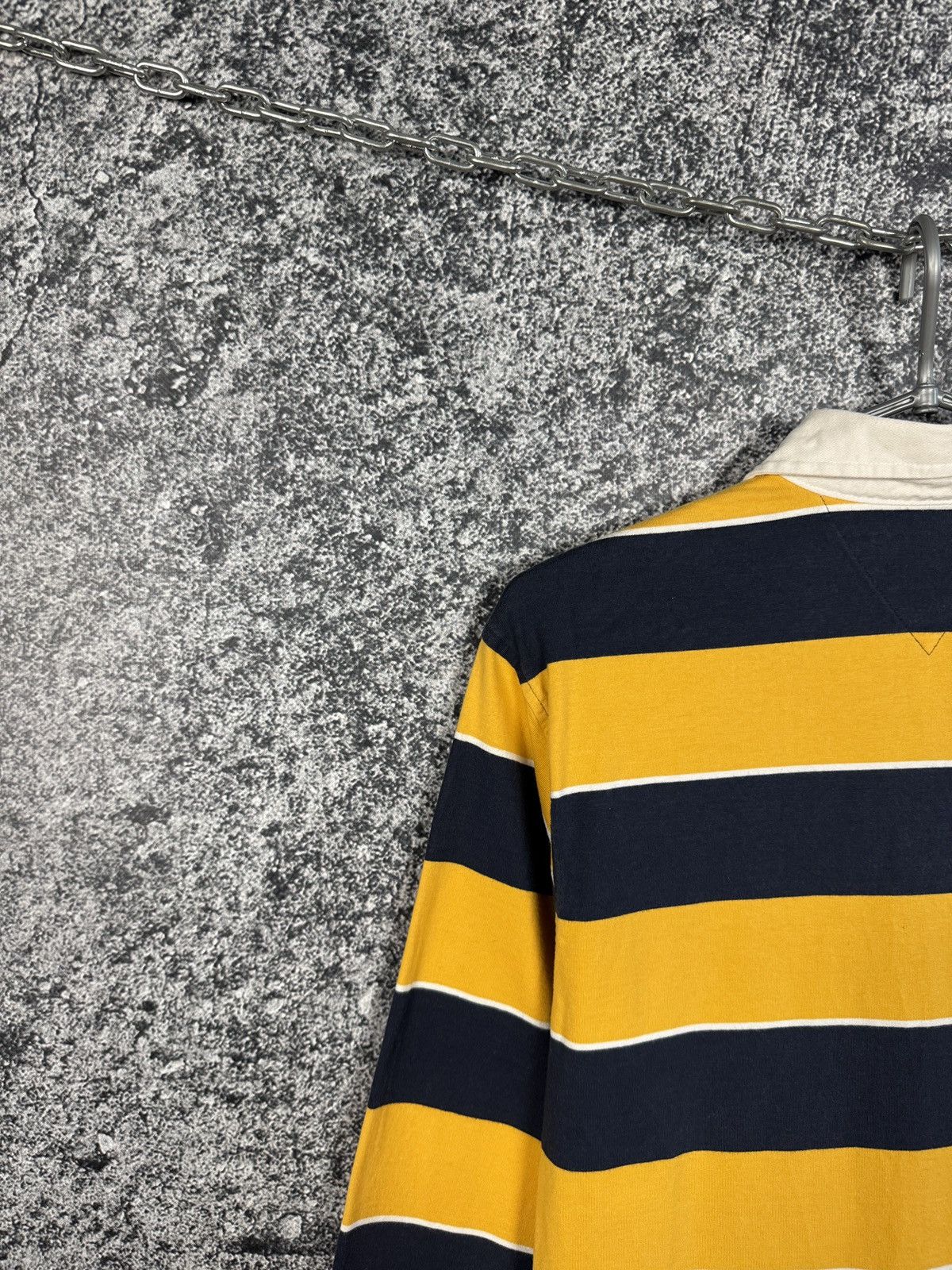 Tommy Hilfiger Tommy Hilfiger Polo Long Sleeve Striped Rugby Shirt Size XL Size XL / US 12-14 / IT 48-50 - 12 Thumbnail