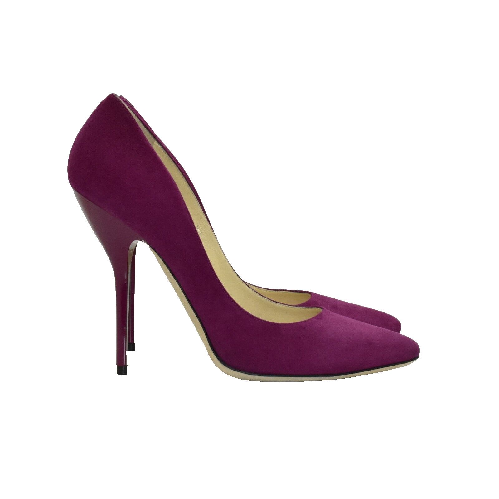 Jimmy Choo JIMMY CHOO Fuchsia Suede Stiletto Heels Pump Shoes Size 40 Size US 10 / IT 40 - 2 Thumbnail