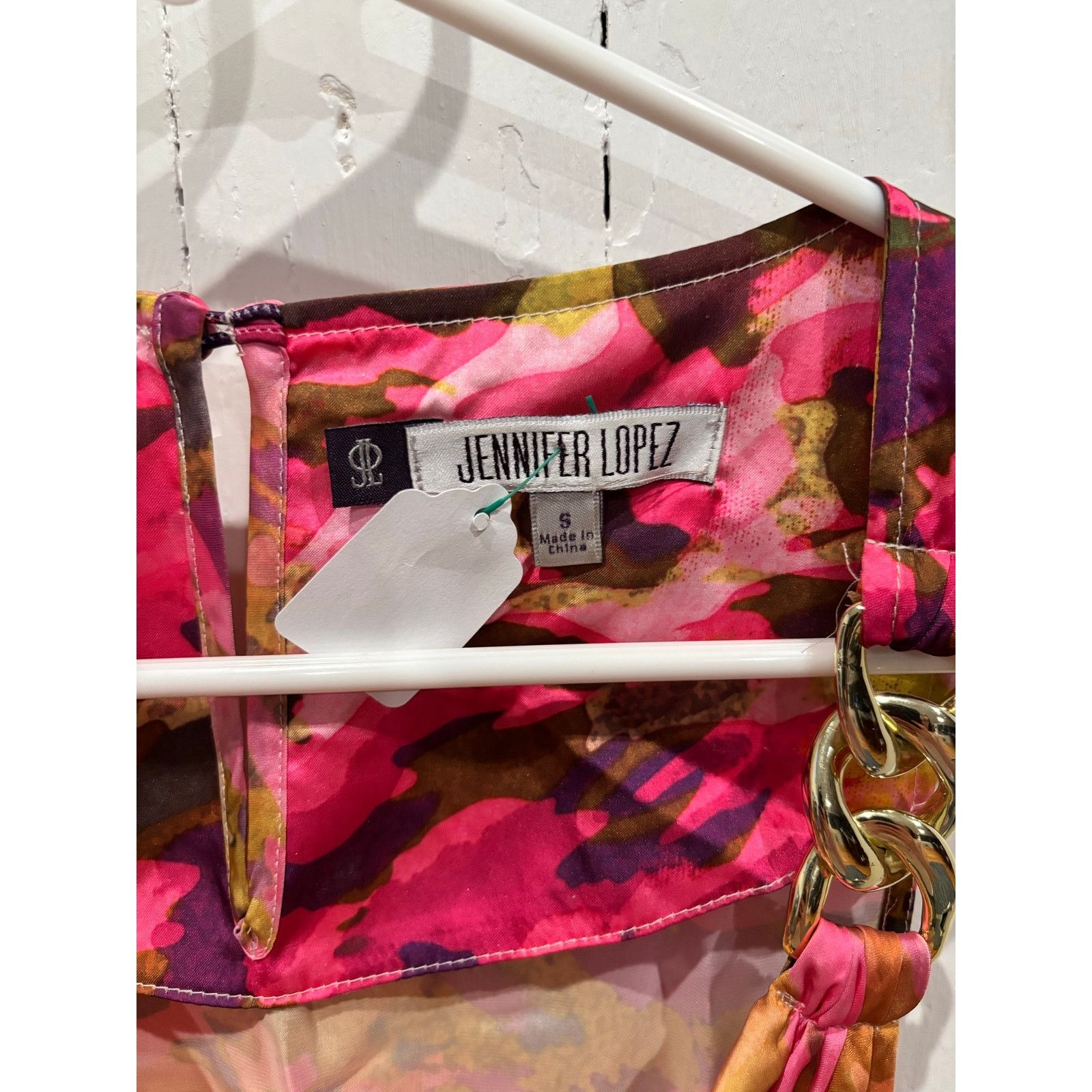Jennifer Lopez Jennifer Lopez Bold Colorful Watercolor Dress size small Size S / US 4 / IT 40 - 8 Thumbnail