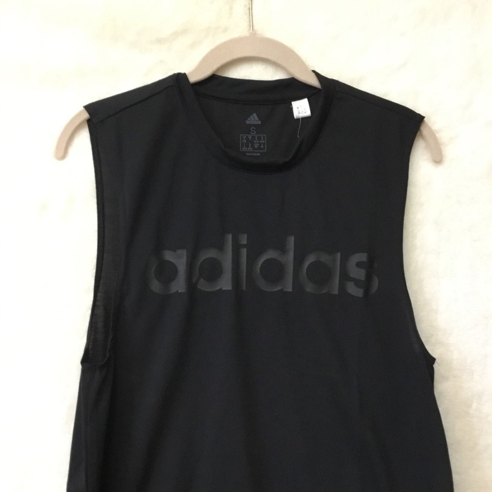 Adidas Adidas Black Dash Tank Top Size S / US 4 / IT 40 - 4 Thumbnail