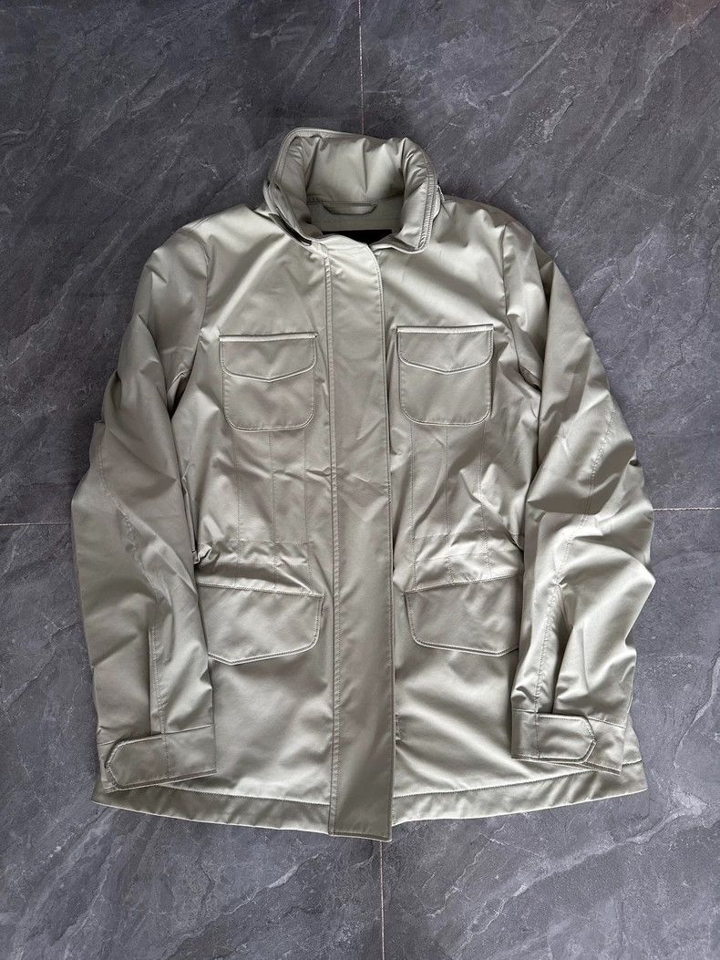 Loro Piana LORO PIANA Avocado Green Ladies Traveler's Jacket with Woo Size XS / US 0-2 / IT 36-38 - 1 Thumbnail