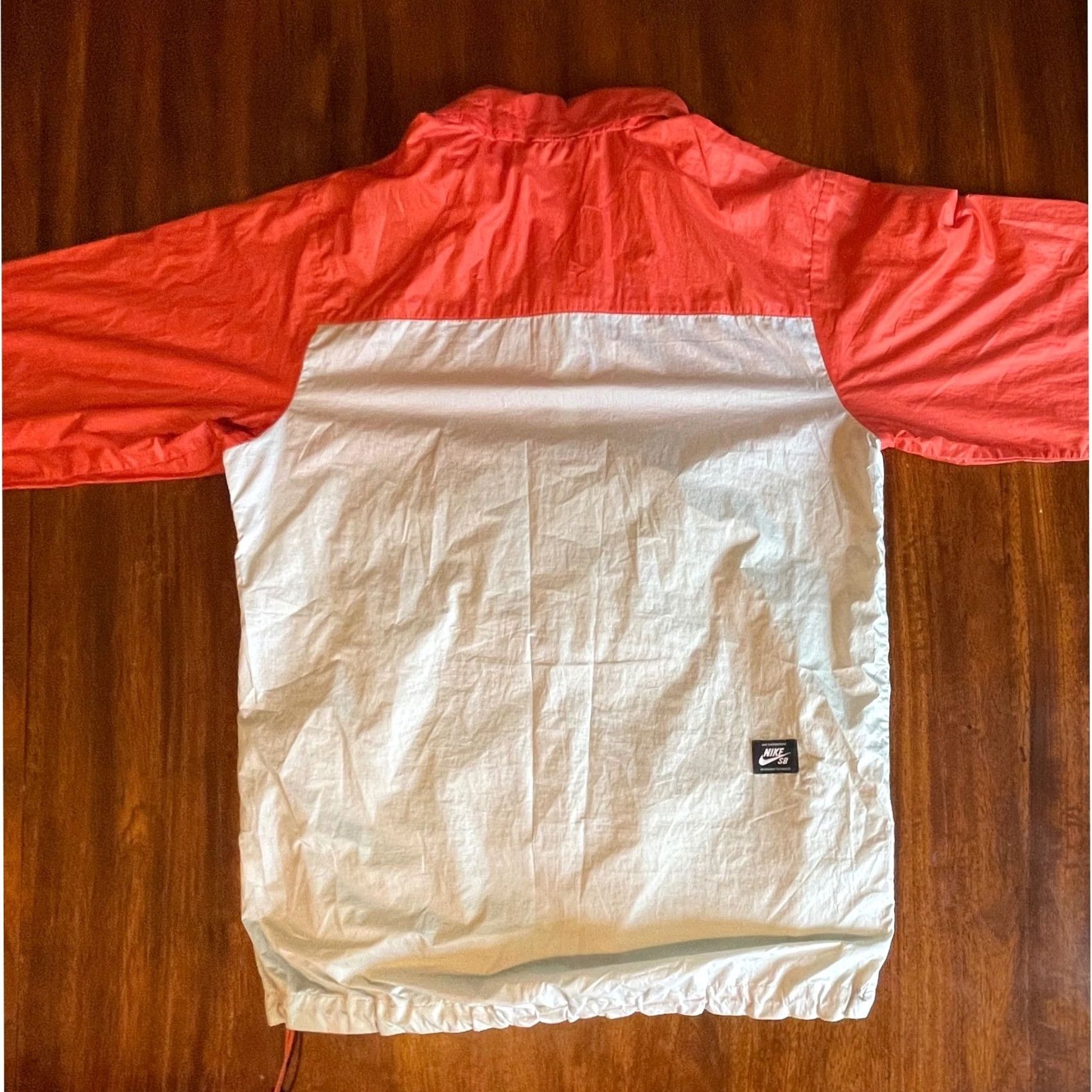 Nike Nike SB Windbreaker Jacket Orange Half Zip Pullover Mens Small Size US S / EU 44-46 / 1 - 4 Thumbnail