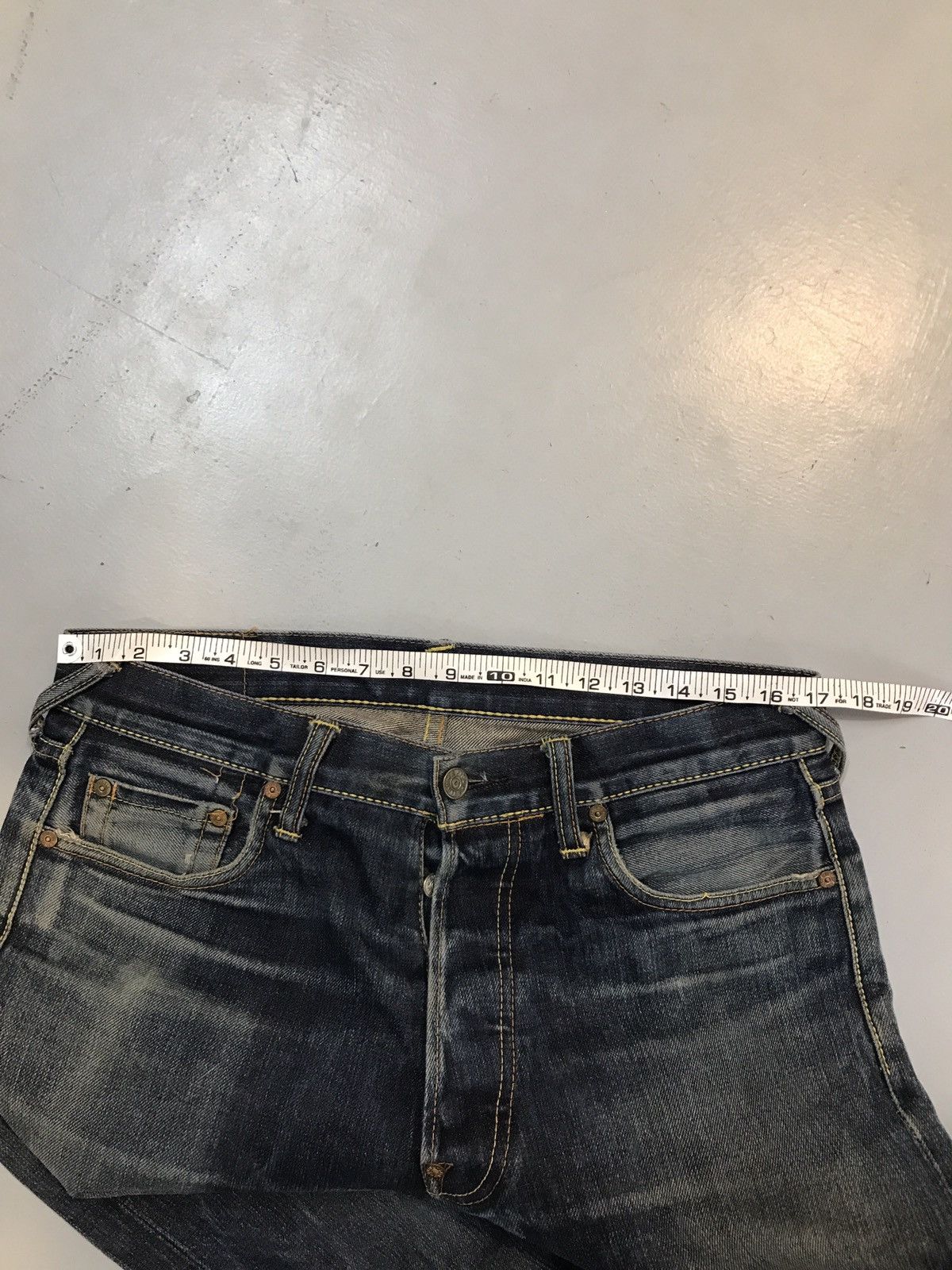 Evisu Rare Vintage Evisu salvage straight fit denim Size US 34 / EU 50 - 14 Thumbnail