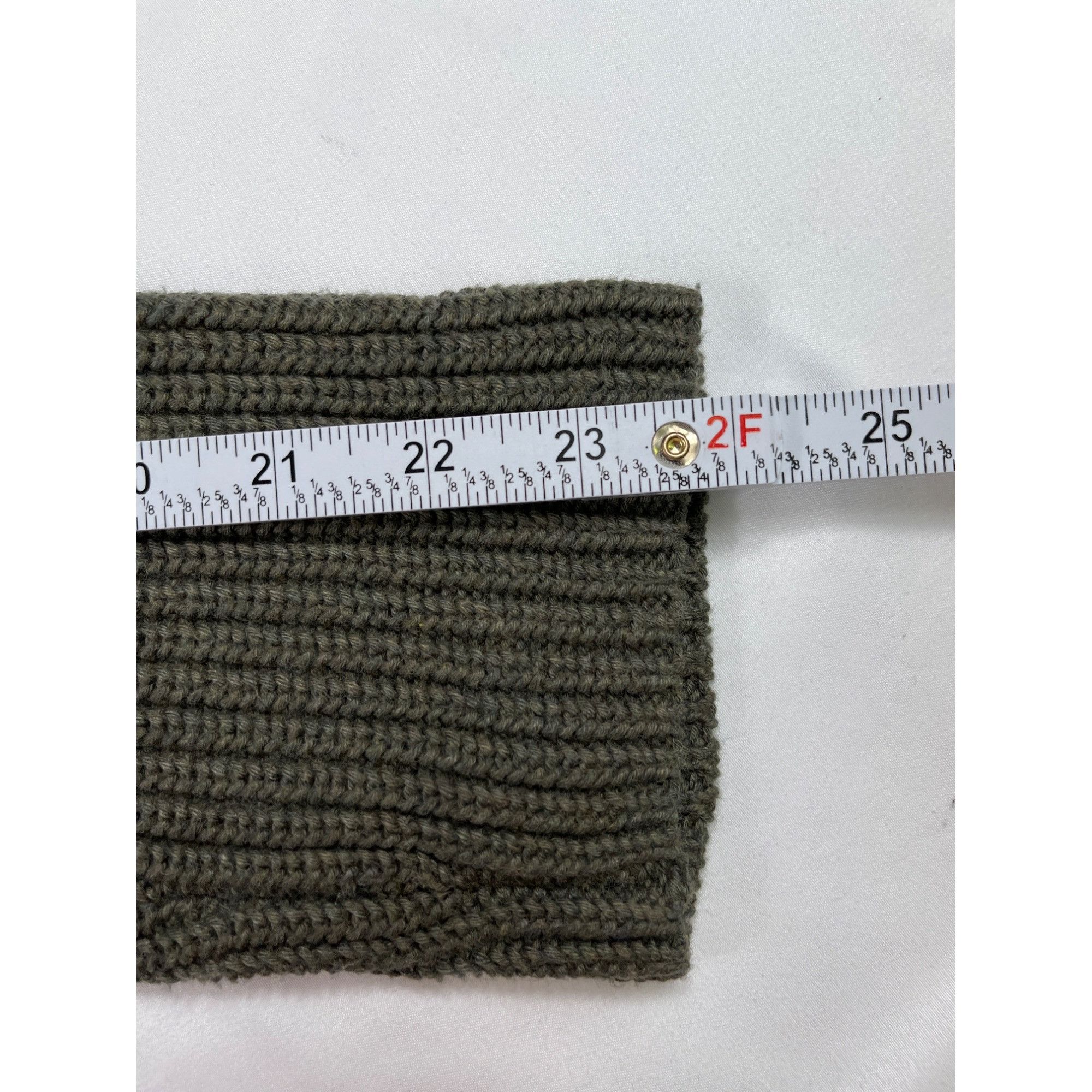Talbots Talbots SKU 7692 Womens Olive Green Ribbed Knit Sweater Size Size L / US 10 / IT 46 - 8 Thumbnail