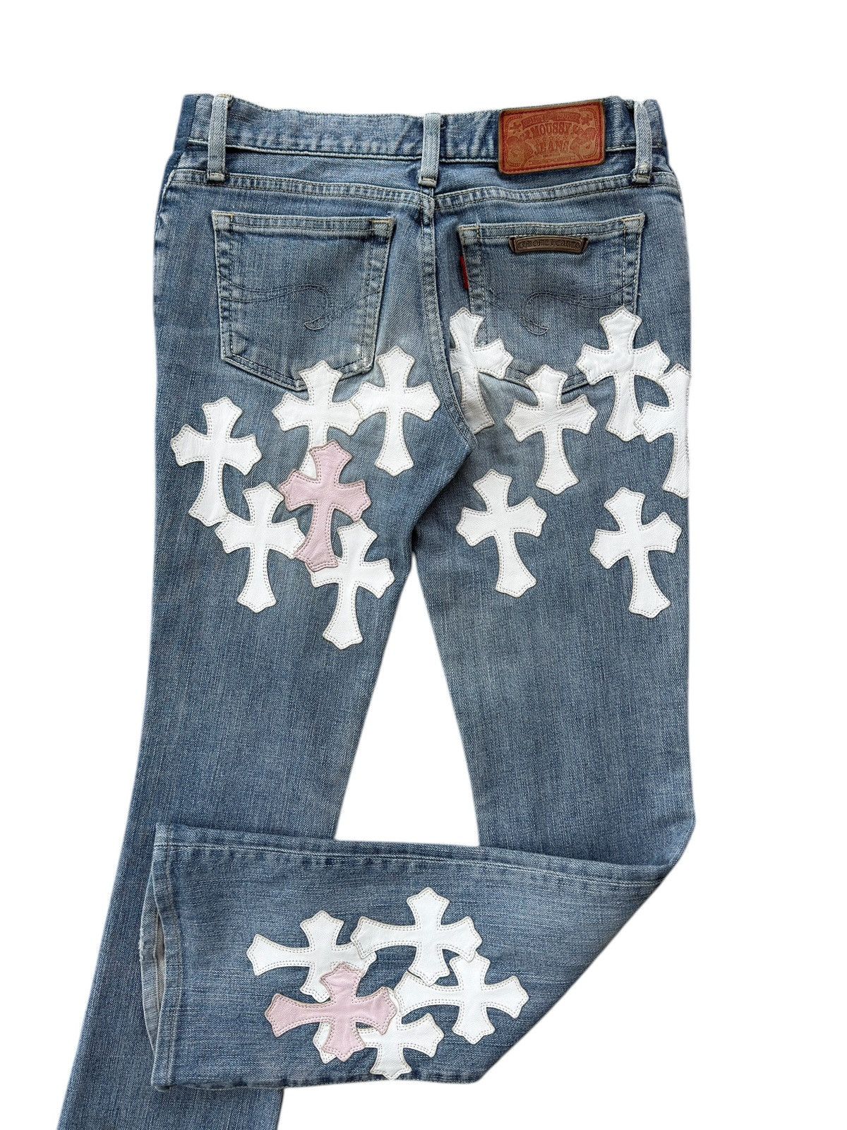 Chrome Hearts 1/1 Chrome Hearts Moussy Japanese Denim Cross Jeans Size US 26 / EU 42 - 10 Thumbnail