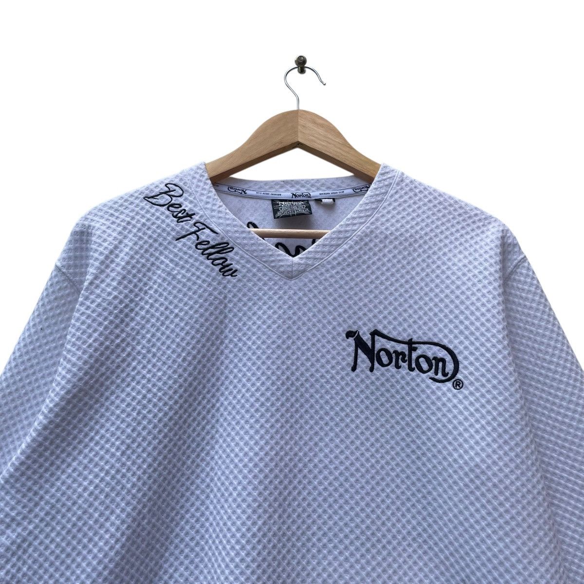 Norton × Vintage Norton Crewneck Pullover Sweatshirt Size US M / EU 48-50 / 2 - 3 Thumbnail