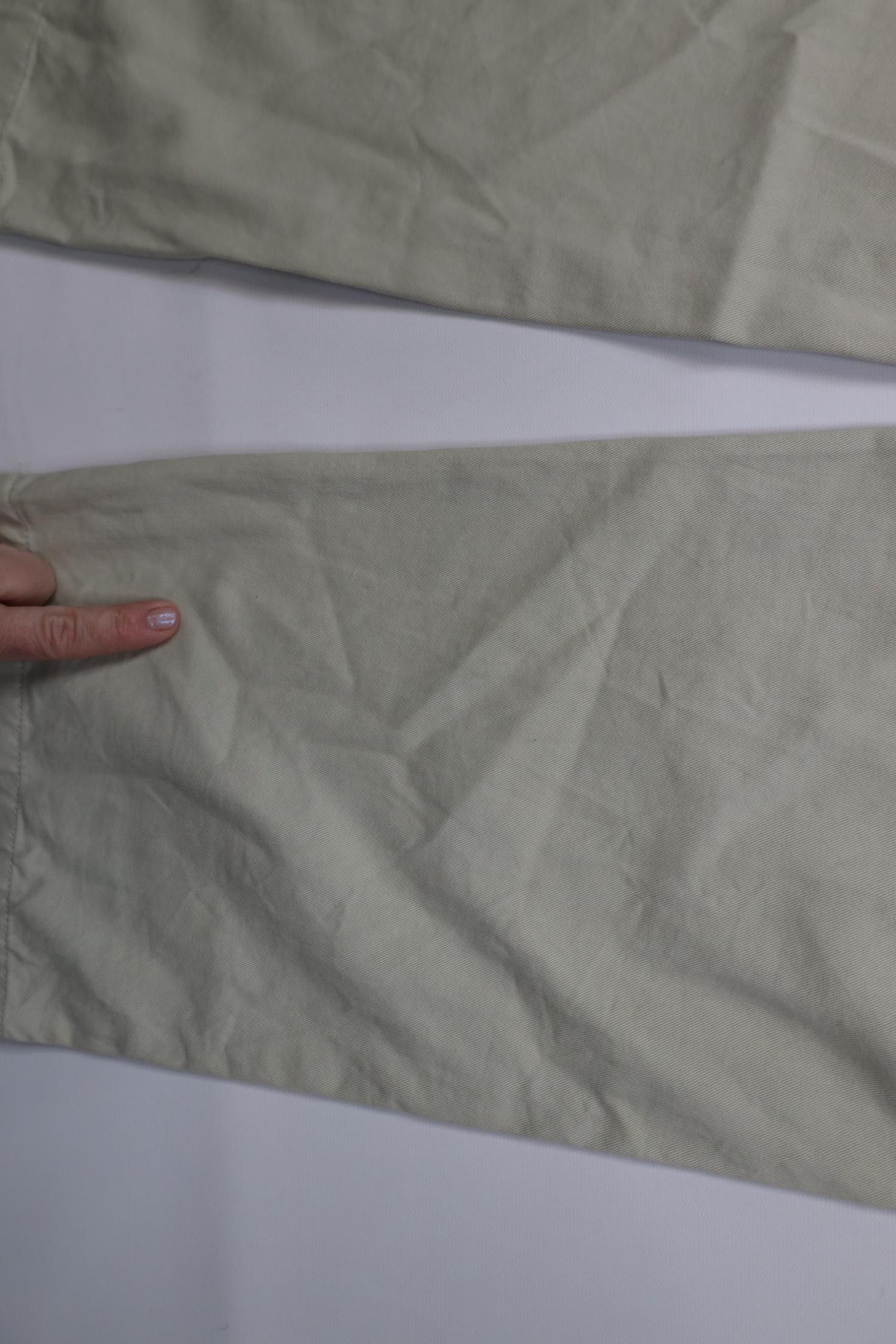 Gap Vintage 90s Y2K Gap Baggy Wide Leg Cargo Pants Stone Cotton Size US 32 / EU 48 - 14 Thumbnail