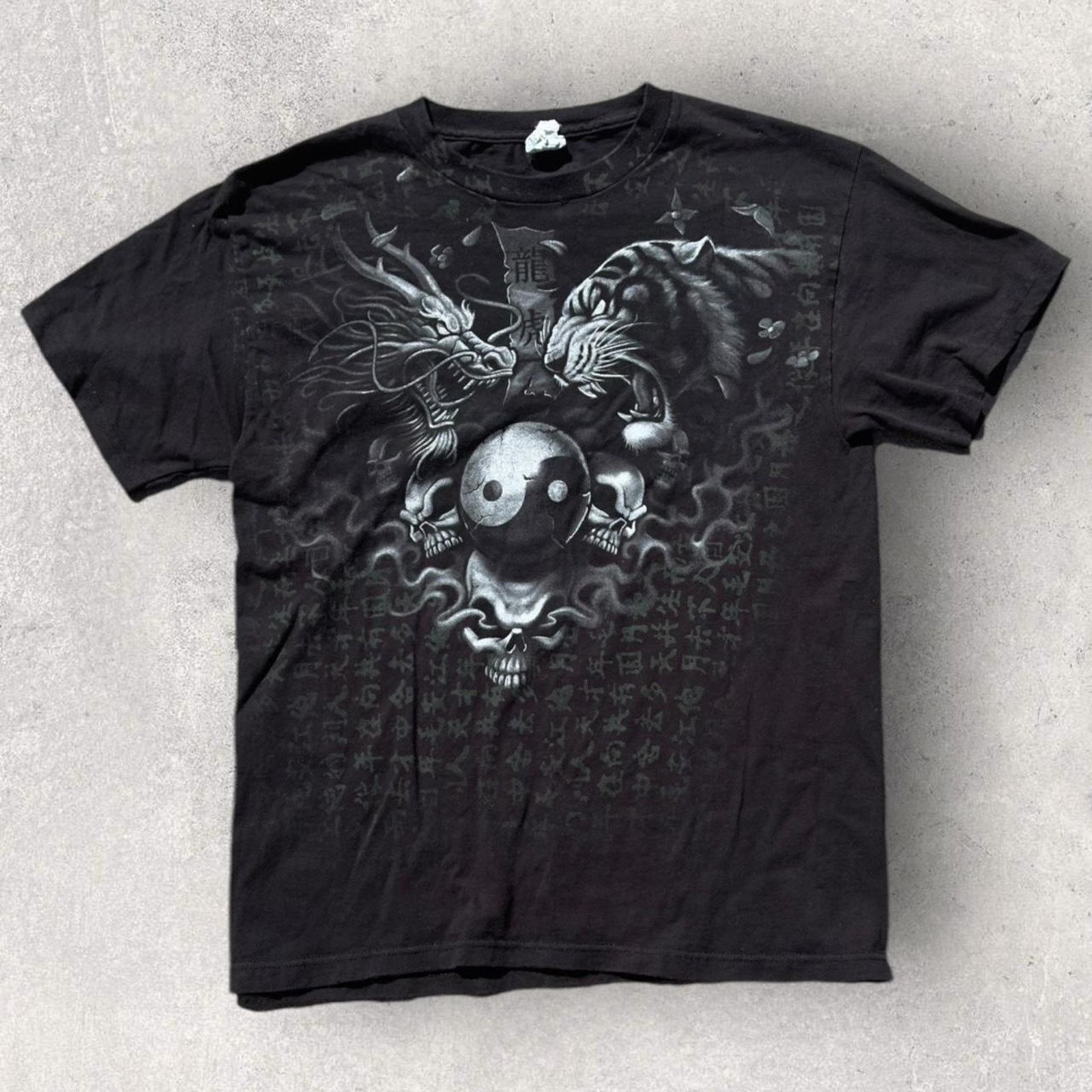 American Apparel 🖤 Y2K Goth Emo Graphic T-shirt Size US M / EU 48-50 / 2 - 1 Thumbnail