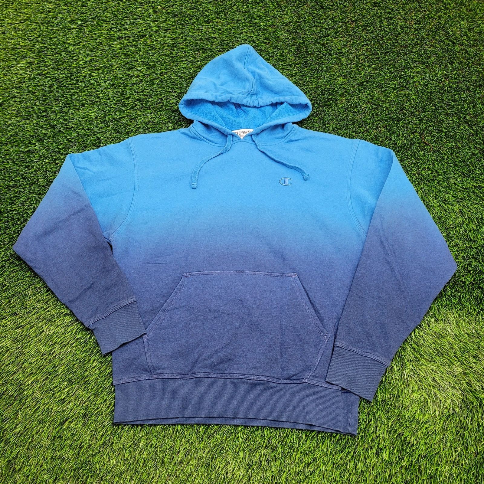 Blue ombre champion hoodie on sale