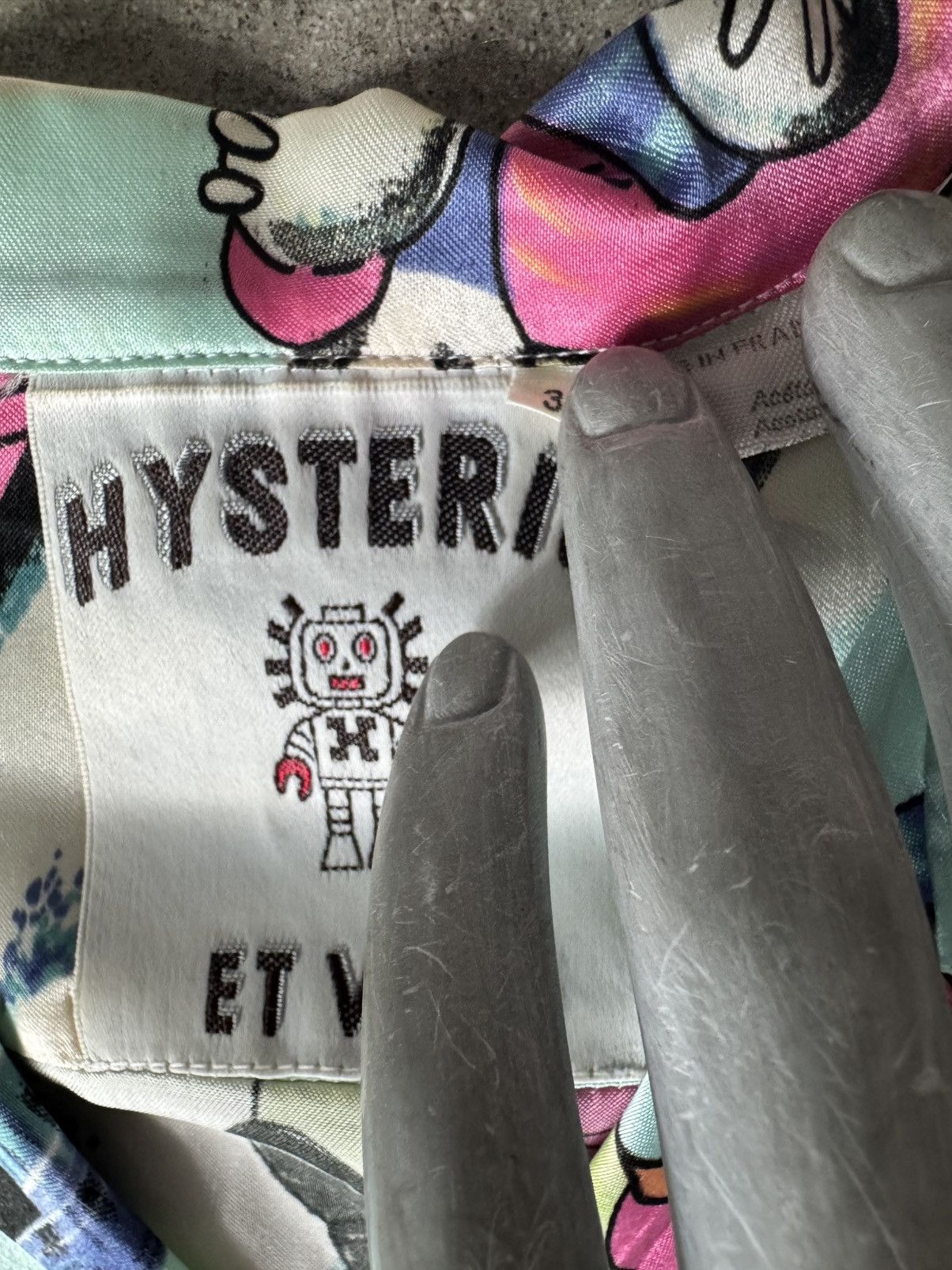Hysteric Glamour ARCHIVE 80’S HYSTERIC GLAMOUR ET VOUS AOP RAYON SHIRT Size US L / EU 52-54 / 3 - 3 Thumbnail