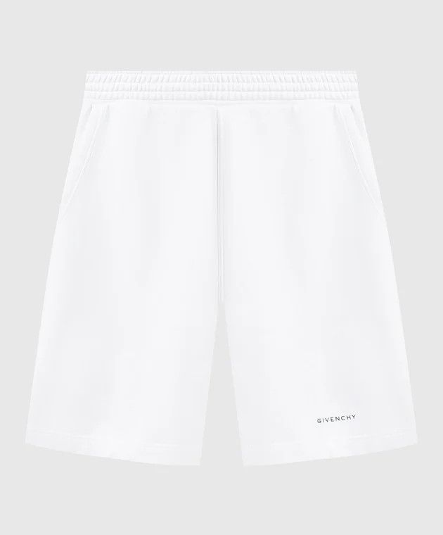 Givenchy o1srvl11e0325 Boxy Fit Bermuda Short in White Size US 36 / EU 52 - 1 Thumbnail