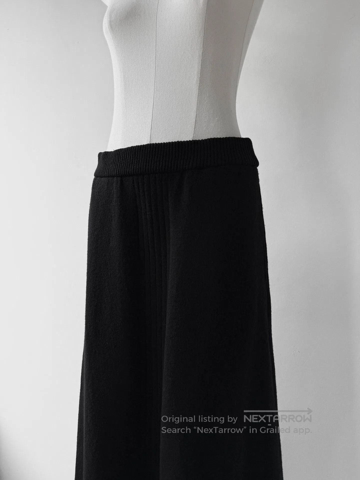 Yohji Yamamoto Yohji Yamamoto Y's 24AW Asymmetric Maxi Skirt. Size 22" - 2 Thumbnail