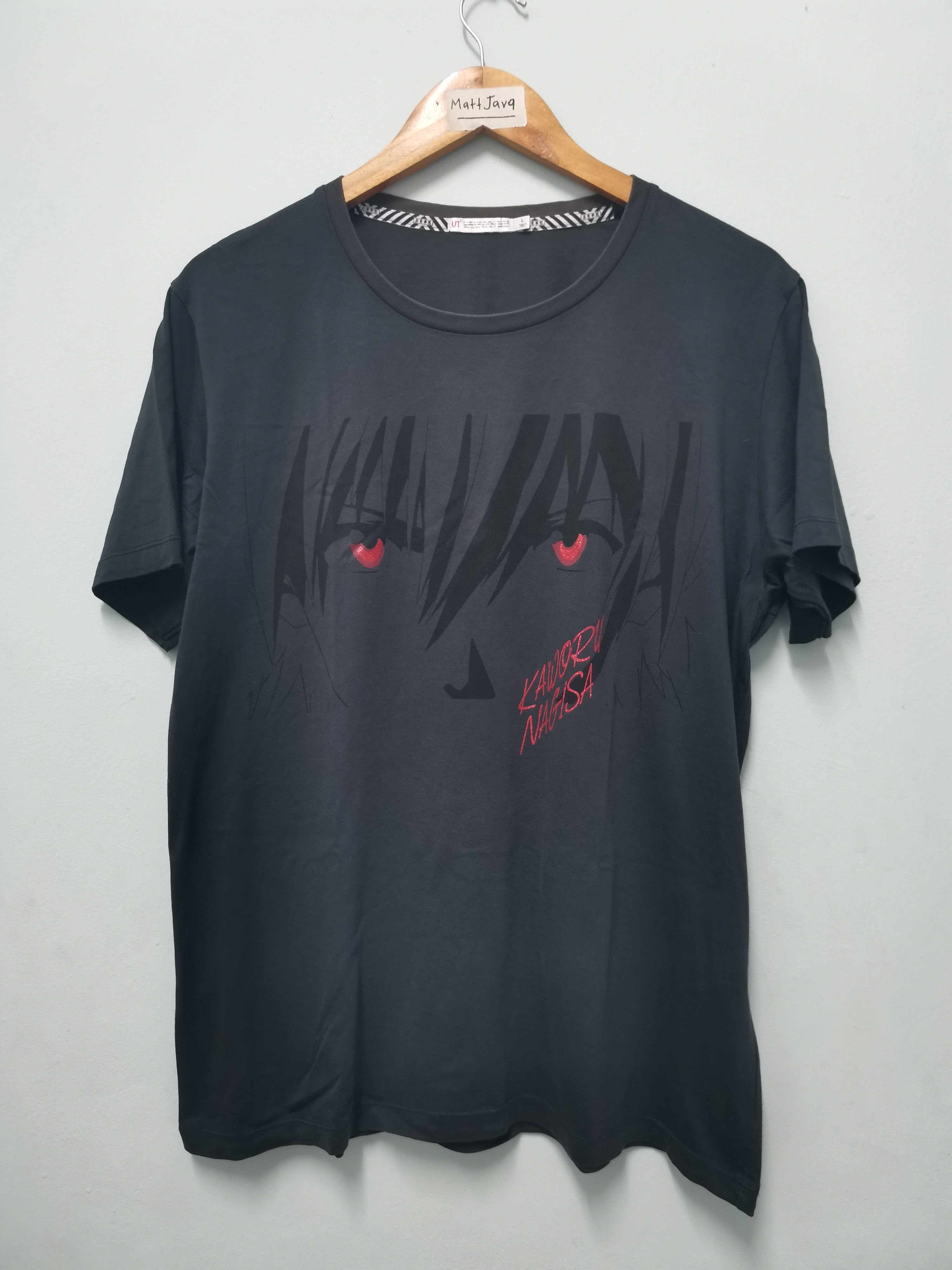 Anime Kaworu Nagisa Evangelion Japan Anime Tee Akira Bleach Size US L / EU 52-54 / 3 - 2 Thumbnail