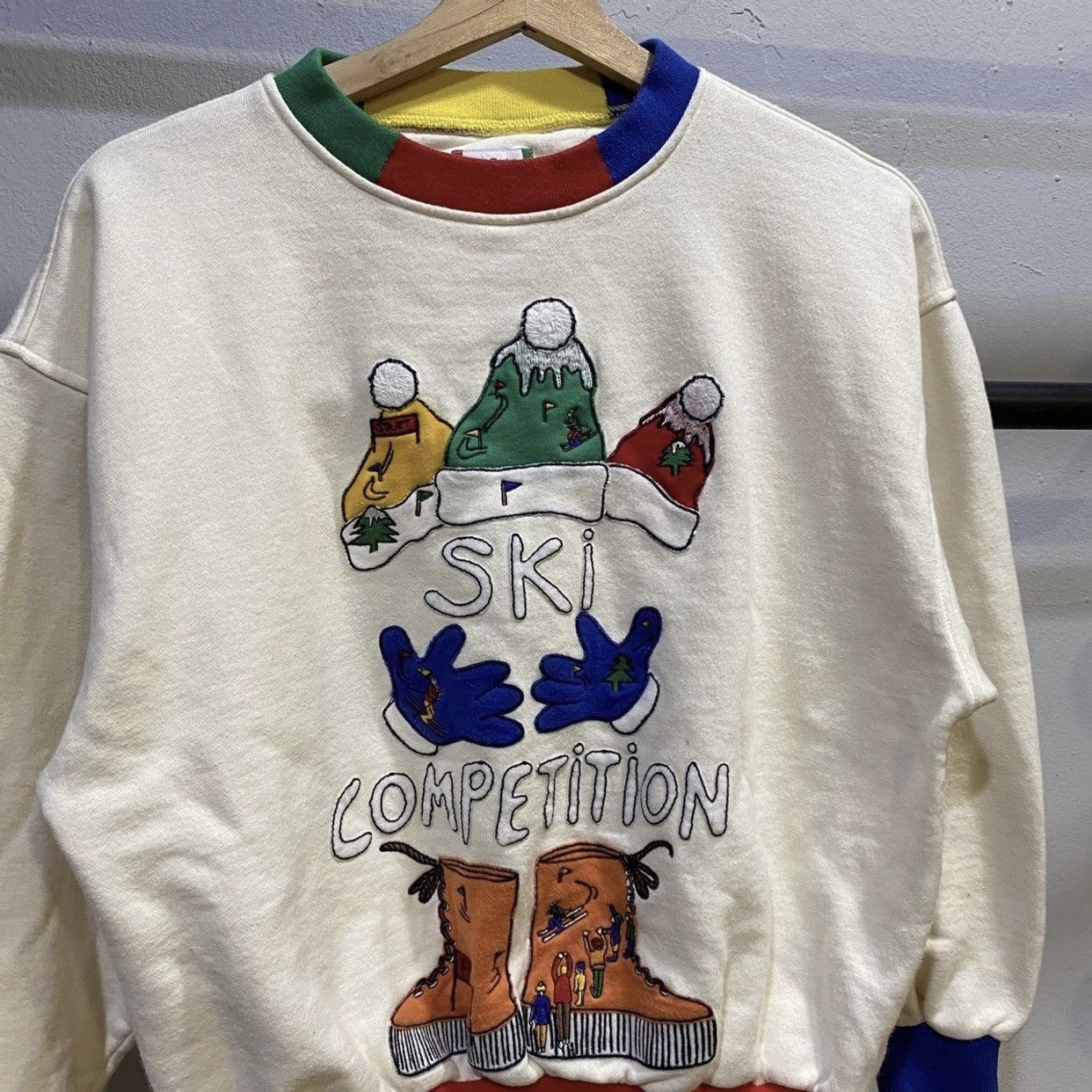 Jean Charles De Castelbajac × Vintage Castelbajac SKI Design Streetwear Style Sweatshirt Size US XS / EU 42 / 0 - 3 Thumbnail