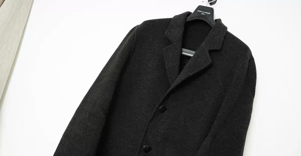 Yohji Yamamoto Yohji Yamamoto Mid-Length Wool Blend Coat Size US M / EU 48-50 / 2 - 4 Thumbnail