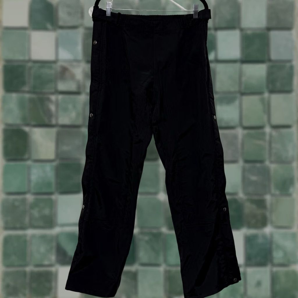 Carhartt Carhartt WB187 Workwear Womens Pants Waterproof Black 34x31 Double Knee Side Zip 34 Inseam High Rise 31" Breathable Nylon Canvas Size 32" / US 10 / IT 46 - 1 Thumbnail