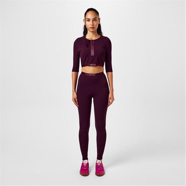 Lanvin o1g2r1mq1024 Crop Tops in Burgundy Size M / US 6-8 / IT 42-44 - 6 Thumbnail