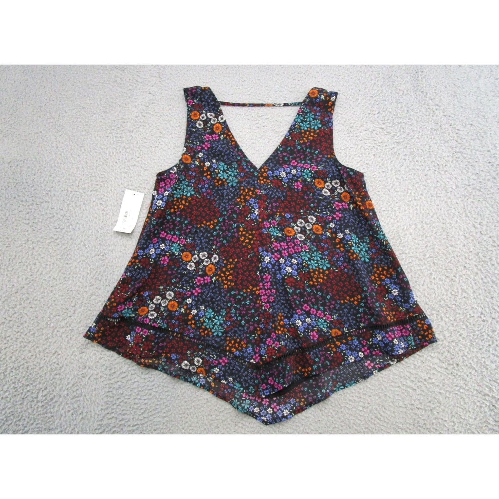 Vintage ANA Tank Top Women's Floral Sleeveless in XS NEW Size XS / US 0-2 / IT 36-38 - 7 Thumbnail