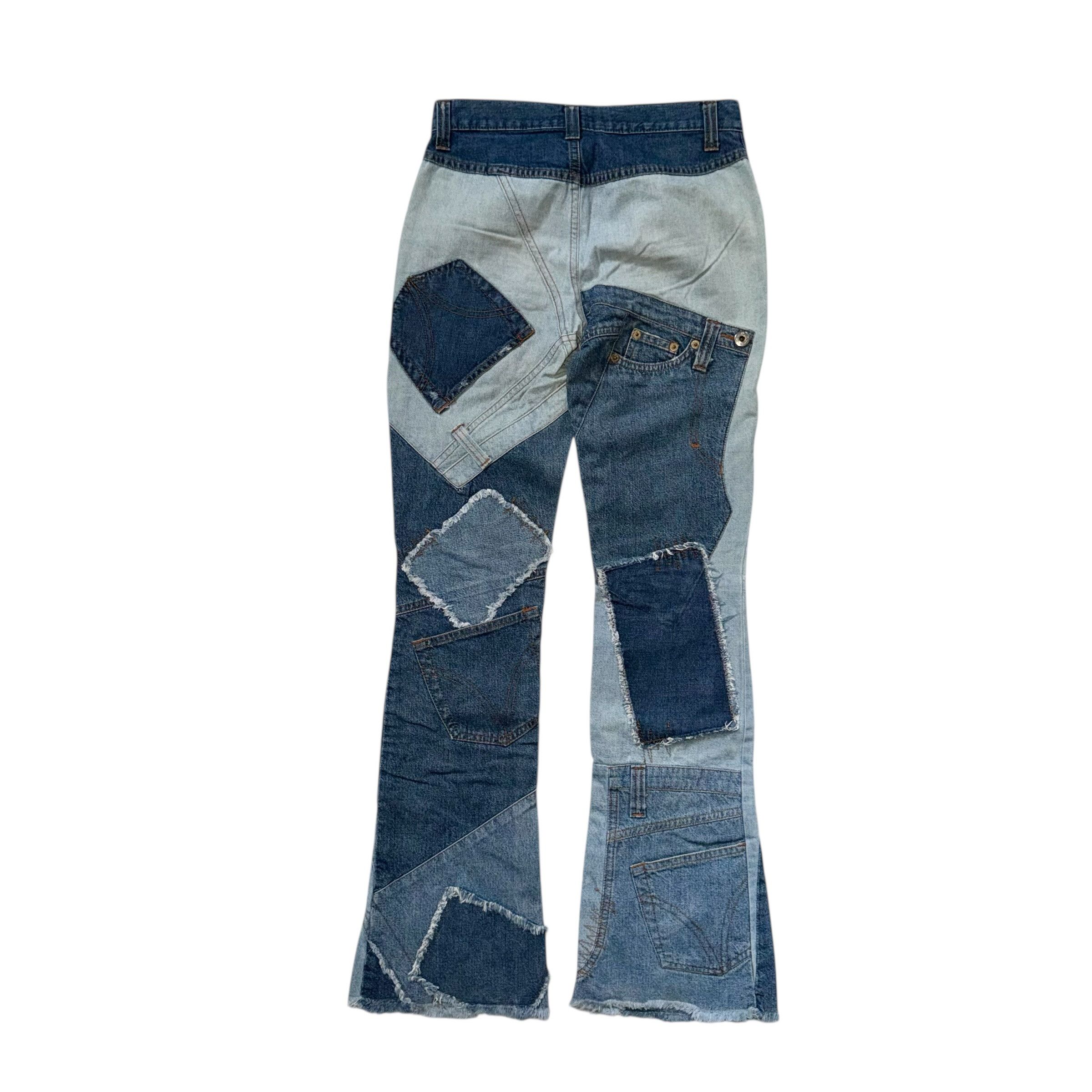 Dolce & Gabbana DOLCE & GABBANA VINTAGE PATCHWORK JEANS Size 26" / US 2 / IT 38 - 2 Thumbnail